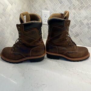 Carolina 8” Logger, 600 Gram Insulated, Water Proof, Steel Toe Boot